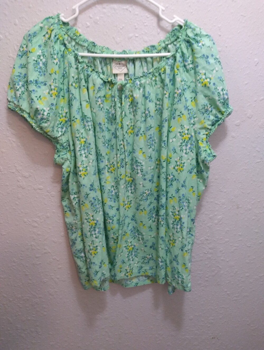 St. John's Bay Floral Peasant Blouse